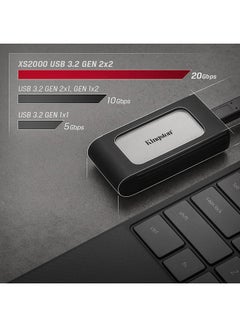 Kingston XS2000 1TB High Performance Portable SSD with USB-C | Pocket-sized | USB 3.2 Gen 2x2 | External Solid State Drive | Up to 2000MB/s | SXS2000/1000G 1 TB  - Image 2