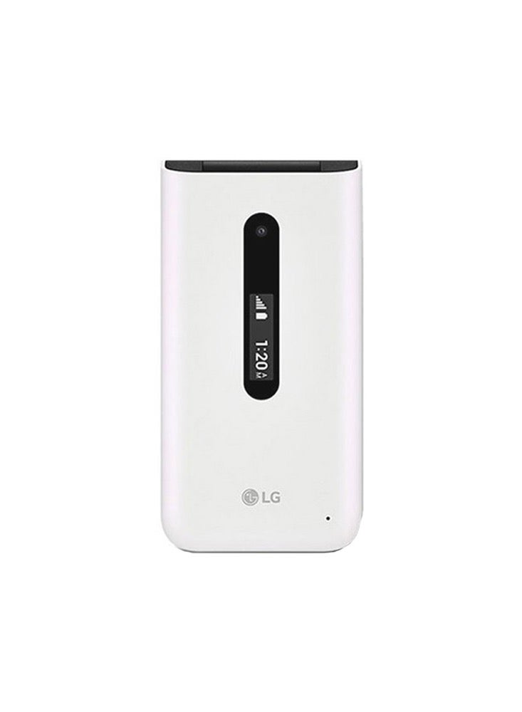 LG - Folder 2 Mobile Phone In White Color With 8GB Internal Memory, 1GB RAM And Supports 4G LTE - Image 1