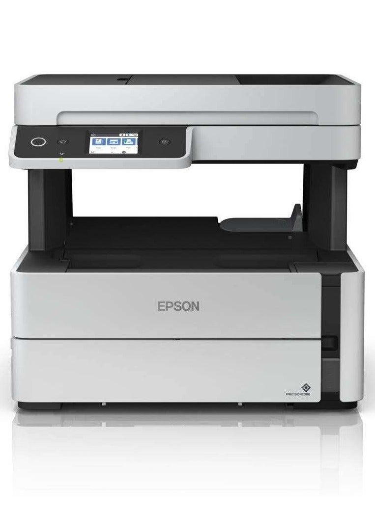 EPSON - EcoTank M3180 Monochrome All In One Duplex Wi-Fi InkTank Printer White - Image 1