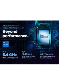 Core i7-13700K 3.4GHz Processor, 16 Cores, 24 Threads, 13th Gen LGA1700, 30M Cache, 128GB Max Memory, 5.4 GHz Max Turbo Freq, 2 Channel DDR5-5600, 3.4GHz P-Core Clock Speed - pnsku/N70015180V/45/_/1697537113/69d1f647-473b-4c8c-a080-a0dc670f4012