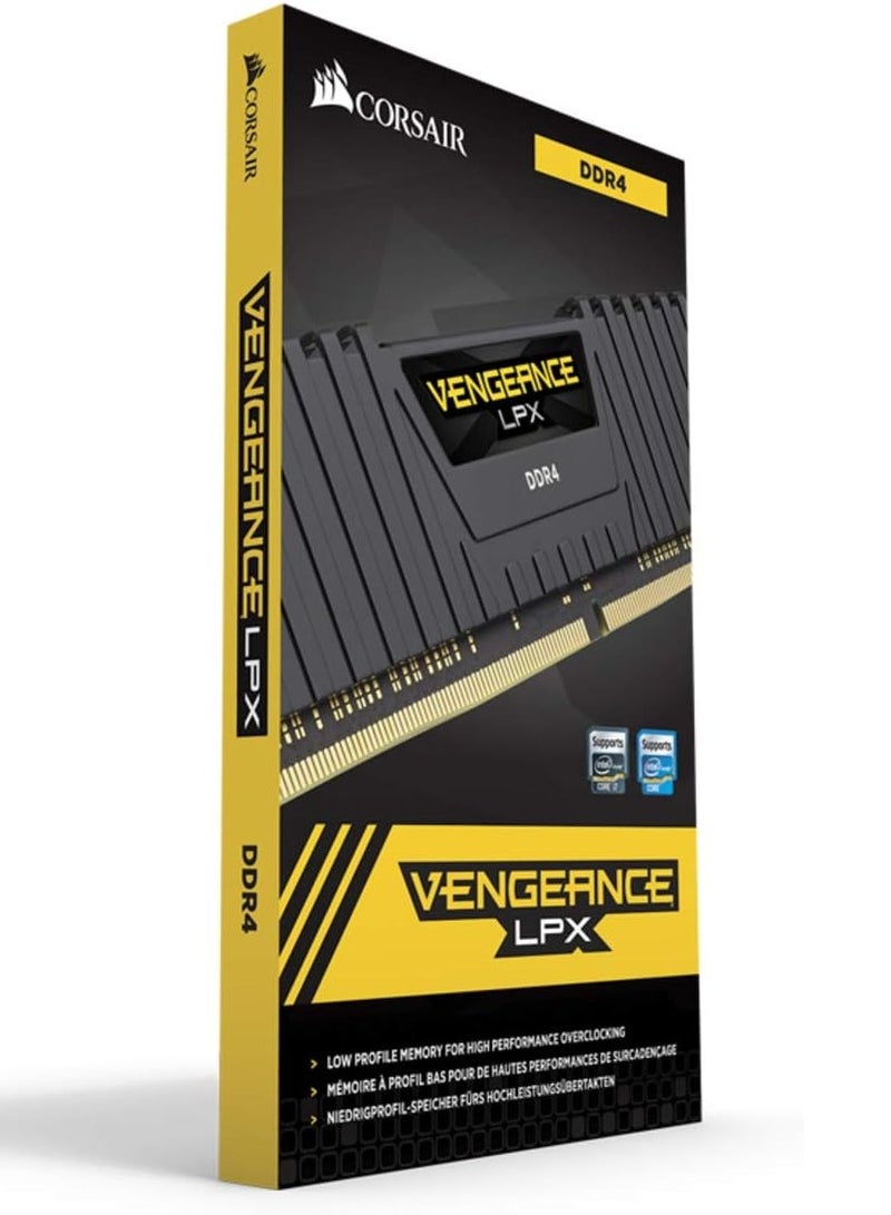 CORSAIR - Vengeance LPX DDR4 64GB 3200MHz CL16 Intel XMP 2.0 Computer Memory 2x32GBNone Black - Image 1