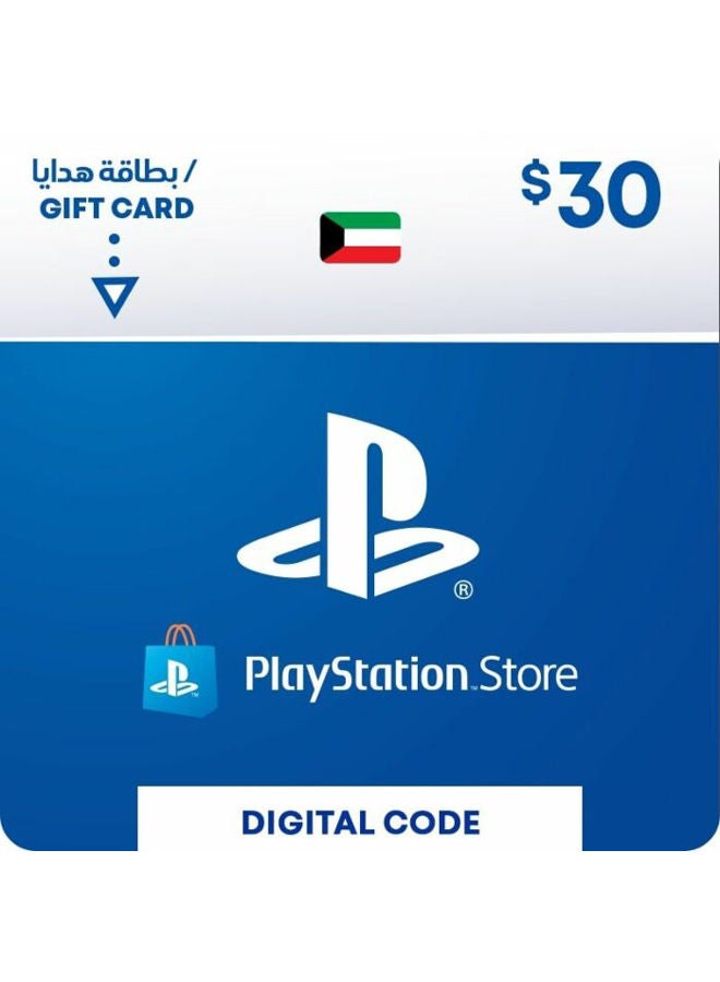Sony Playstation Kuwait 30 USD Gift Card