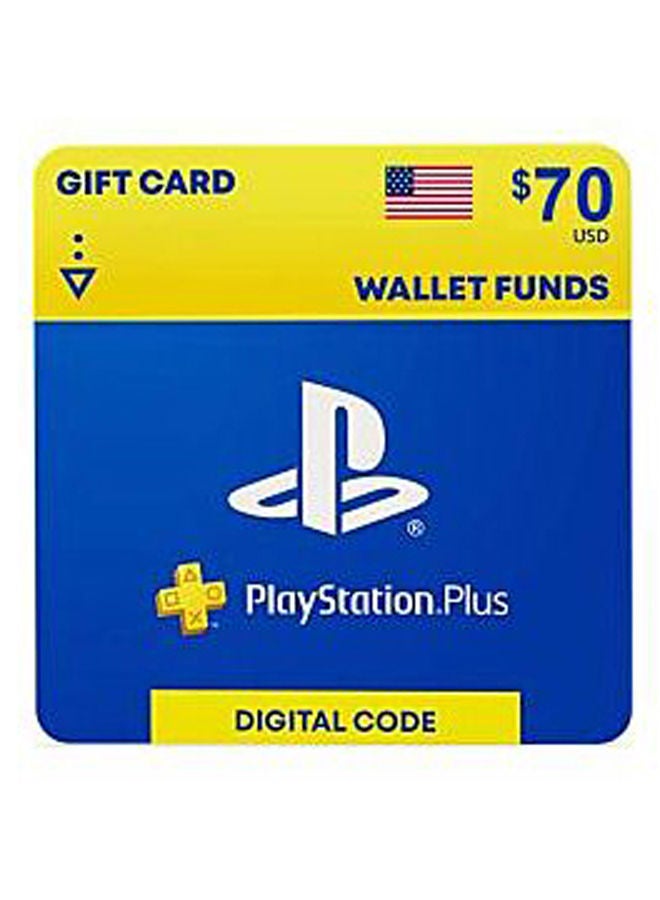 Sony Playstation US 70 USD Gift Card