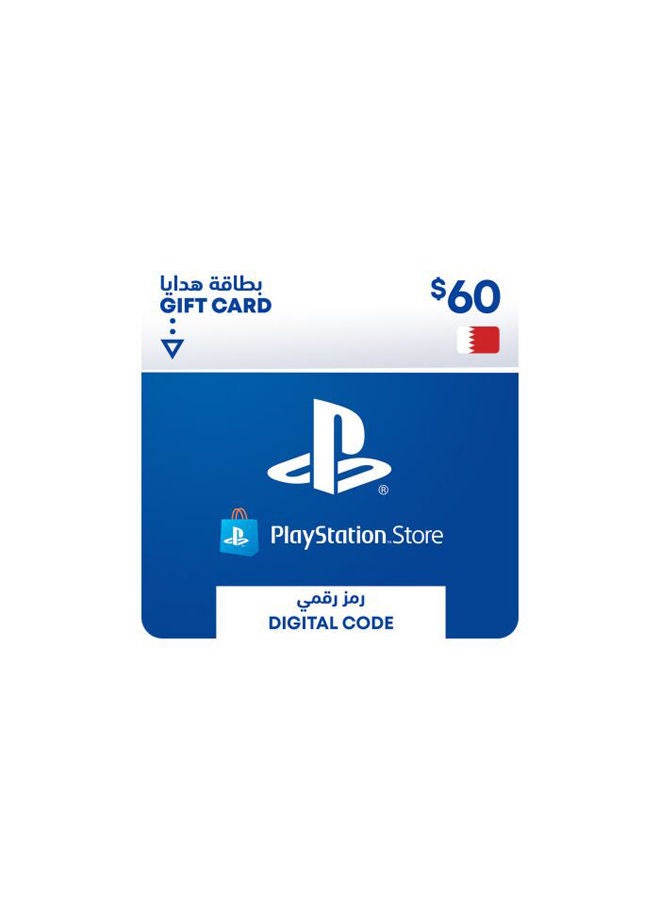 سوني Playstation Bahrain 60 USD Gift Card