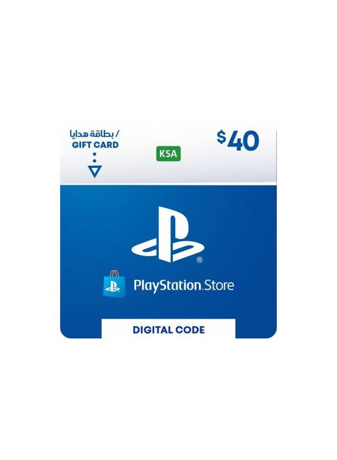Sony Playstation KSA 40 USD Gift Card 