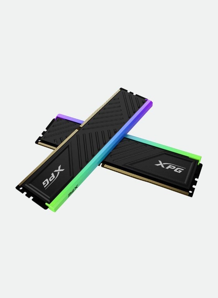 XPG - SPECTRIX D35G RGB DDR4 3200MHz CL16 16GB (2x8GB) 288-Pins UDIMM Desktop Memory RAM Kit | Black - Image 1