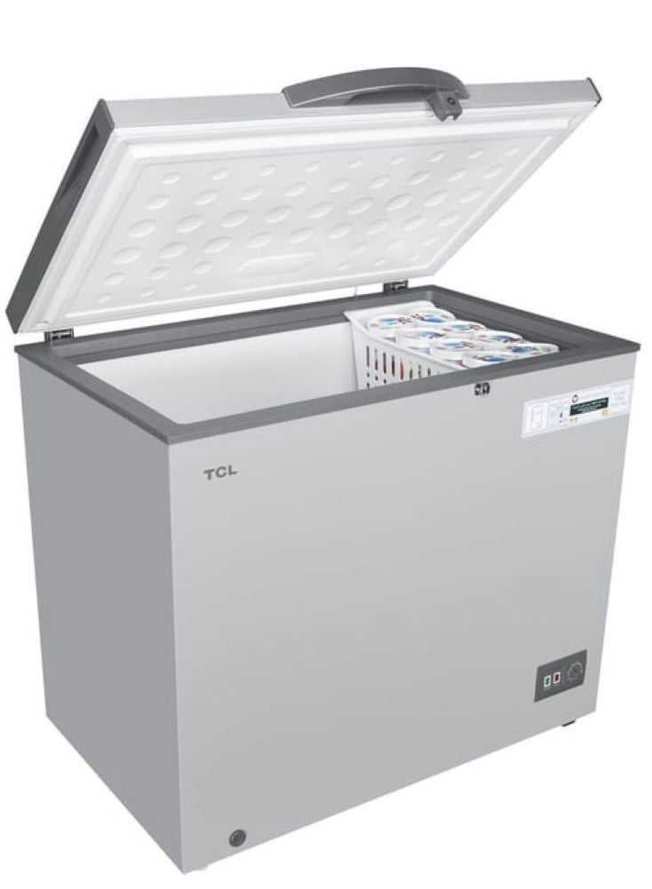 TCL - Chest Freezer 326 Liters 547.5 kW F326CFSL Silver - Image 1