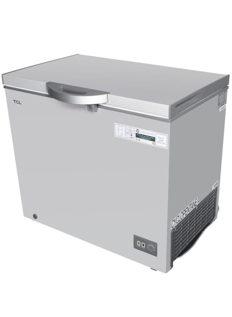 TCL - Chest Freezer 326 Liters 547.5 kW F326CFSL Silver - Image 1