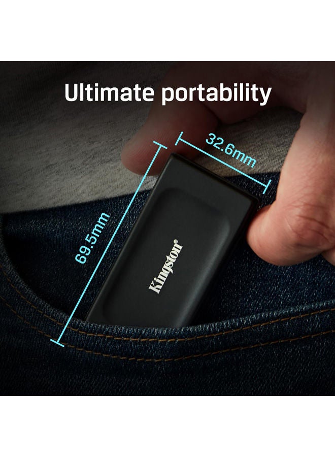 Kingston - 1TB XS1000 External USB 3.2 Gen 2 Portable Solid State Drive 1 TB - Image 1