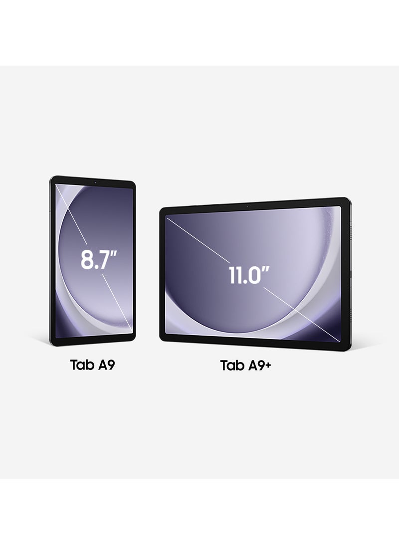 سامسونج جهاز Galaxy Tab A9 باللون الأزرق الداكن، وذاكرة الوصول العشوائي (RAM) سعة 4 جيجابايت، وذاكرة الوصول العشوائي (RAM) سعة 64 جيجابايت، وواي فاي - الإصدار العالمي  - Image 3