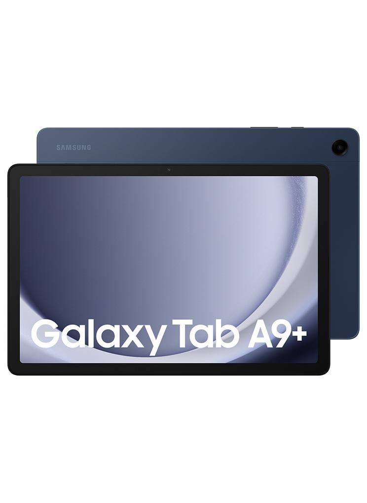 سامسونج جهاز Galaxy Tab A9 Plus باللون الأزرق الداكن، وذاكرة الوصول العشوائي (RAM) سعة 4 جيجابايت، وذاكرة الوصول العشوائي (RAM) سعة 64 جيجابايت، وواي فاي - الإصدار العالمي - Image 1