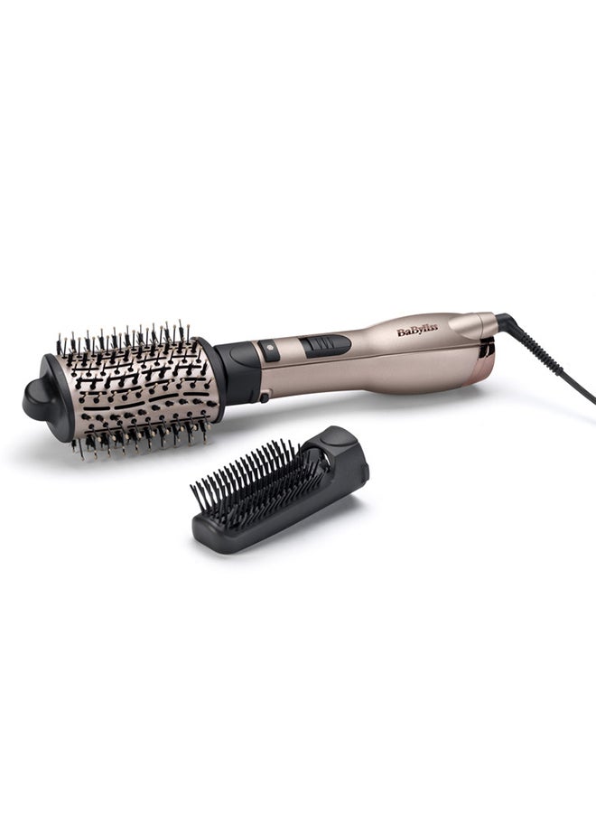 babyliss - BaByliss Smooth Volume 1000 Airbrush | 1000W Drying Power | Ionic To Fight Frizz | 3 Heat Settings | Style While You Dry | Large Oval Ceramic Barrel For Smoothing | AS90PSDE Rose Quartz - Image 1