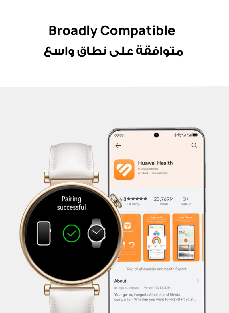 HUAWEI - Watch GT 4 46mm Smartwatch, 14 Days Battery Life, Science-based Calorie Management, Dual-Band Five-System GNSS Position, Pulse Wave Arrhythmia Analysis, Heart Rate Monitor, Andriod And iOS Grey - Image 1