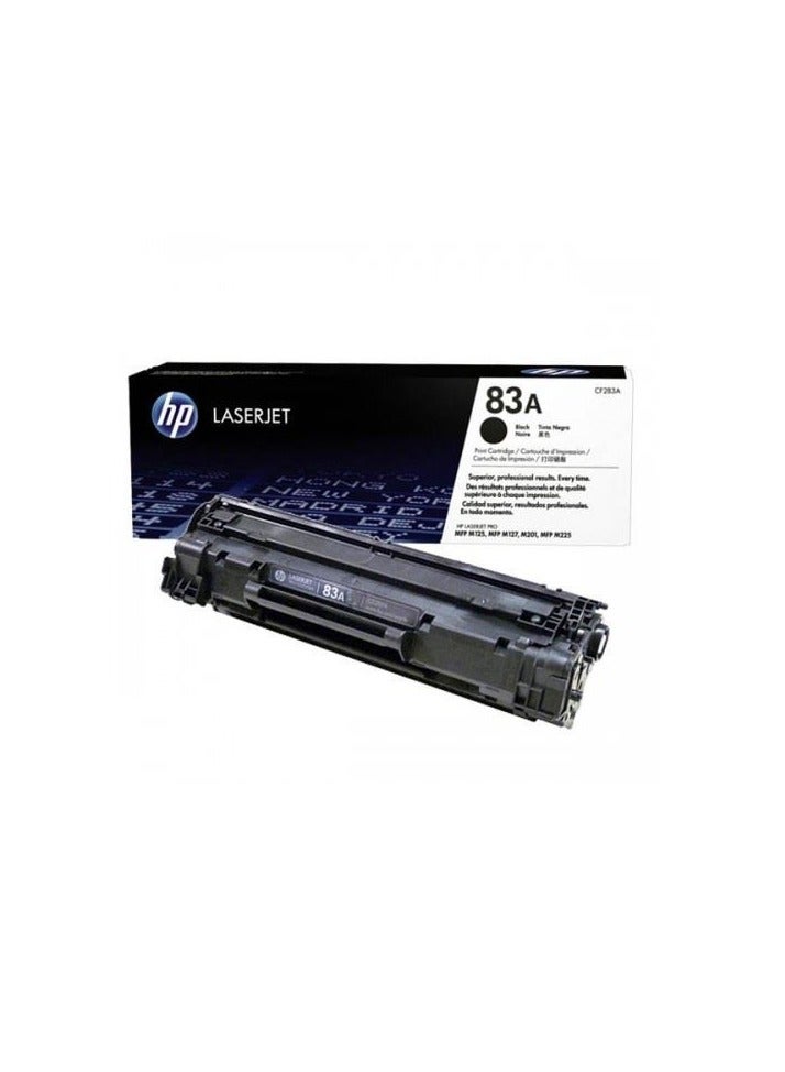 HP HP 83A Black Original LaserJet Toner Cartridge - CF283A Black  - Image 1