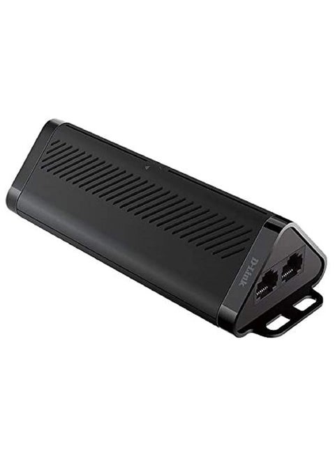 DPE-302GE 2-Port Gigabit PoE Extender | Extends Power & Data for Security Cameras, Monitoring, & Telecommunication Systems | 100m Extension per Extender, Up to 500m with Daisy Chain | Matte Black Design with Air Vents & LED Indicators Black