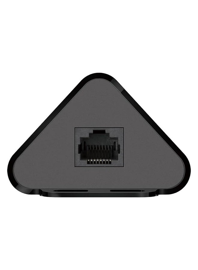 D-Link - DPE-302GE 2-Port Gigabit PoE Extender | Extends Power & Data for Security Cameras, Monitoring, & Telecommunication Systems | 100m Extension per Extender, Up to 500m with Daisy Chain | Matte Black Design with Air Vents & LED Indicators Black - Image 1