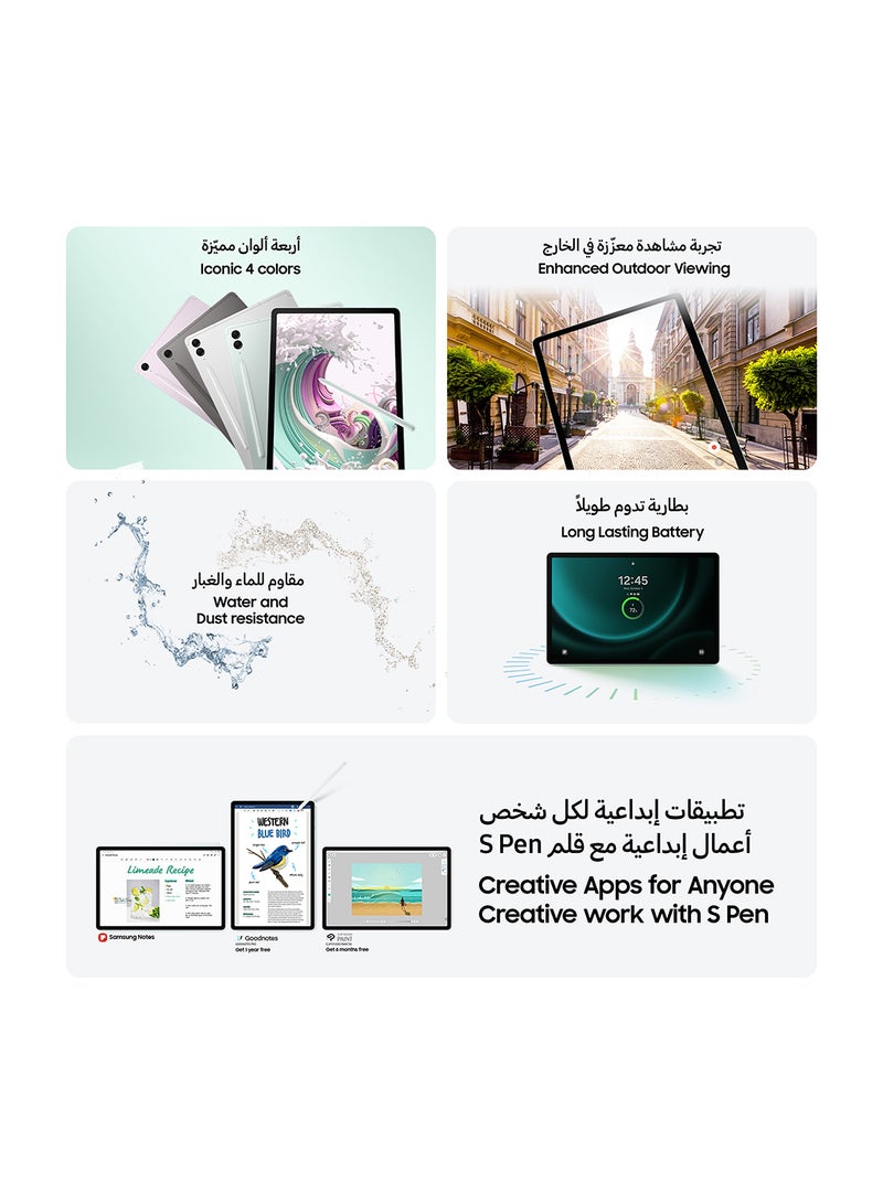 Samsung Galaxy Tab S9 FE Mint 6GB RAM 128GB WiFi - International Version - Image 5