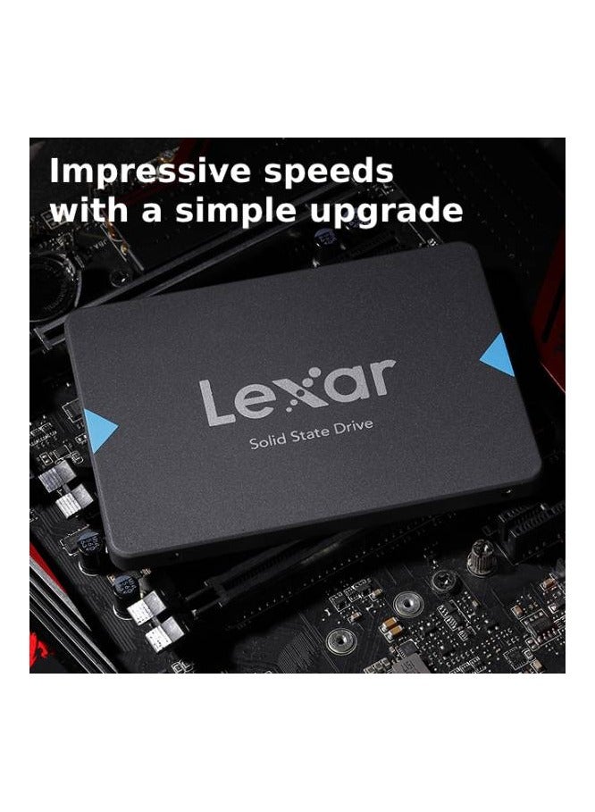 Lexar - Lexar 240GB NQ100 2.5” SATA (6Gb/s) Solid-State Drive, up to 550MB/s Read and 445 MB/s write 550 MB - Image 1