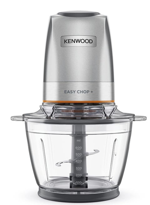 قطاعة طعام كهربائية مفرمة زجاجية مع وعاء زجاجي سعة 1.2 لتر (سعة تشغيل 600 مل)، Dripper Pro، شفرة رباعية، غطاء تخزين، سرعة مزدوجة، ملعقة، وظيفة سحق الثلج