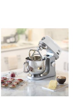 KENWOOD Stand Mixer PREMIUM Kitchen Machine kMix 5L Stainless Steel Bowl, K-Beater, Whisk, Dough Hook, Splashguard, Spatula, Unique Fold Function, Smart Speed Control 1000 W KMX750WH WHITE  - Image 2