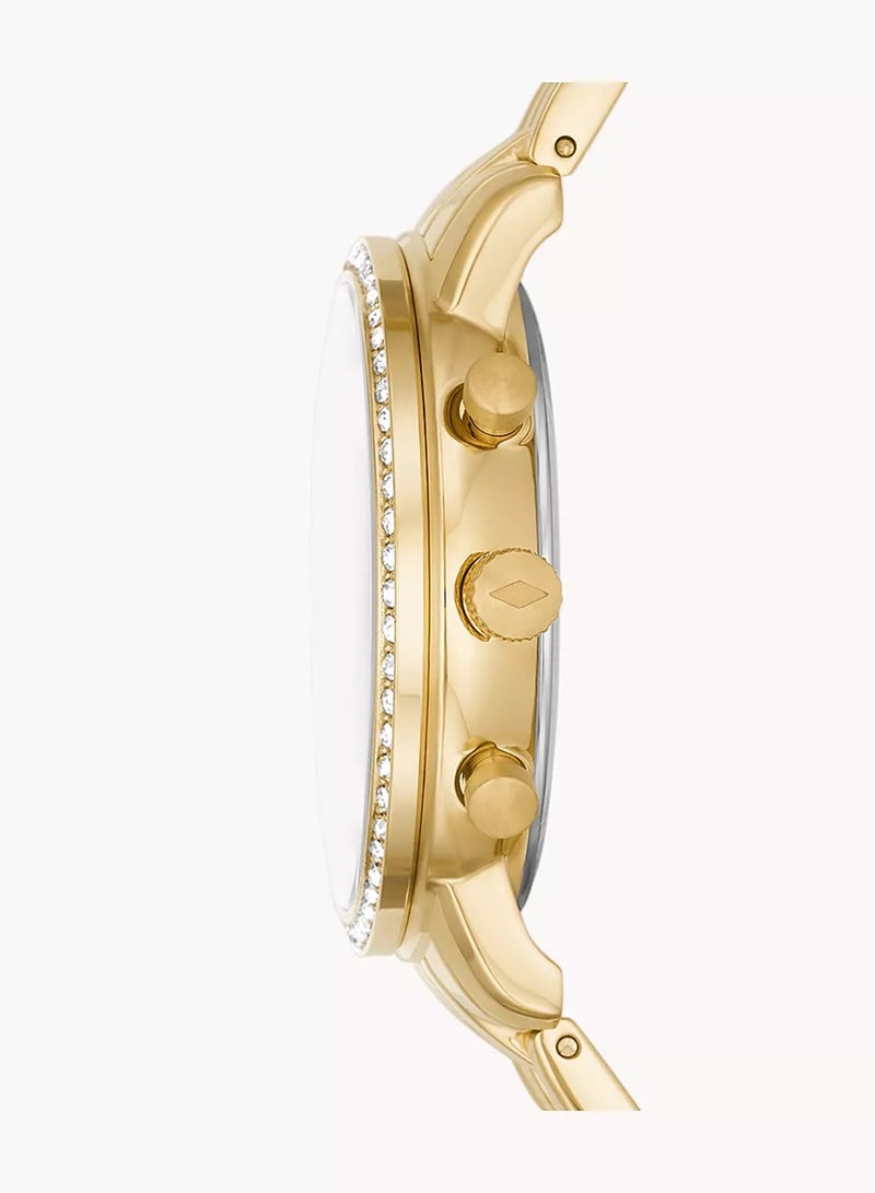 FOSSIL Women's Chronograph Round Shape Stainless Steel Wrist Watch ES5219 - 36 Mm  - Image 2