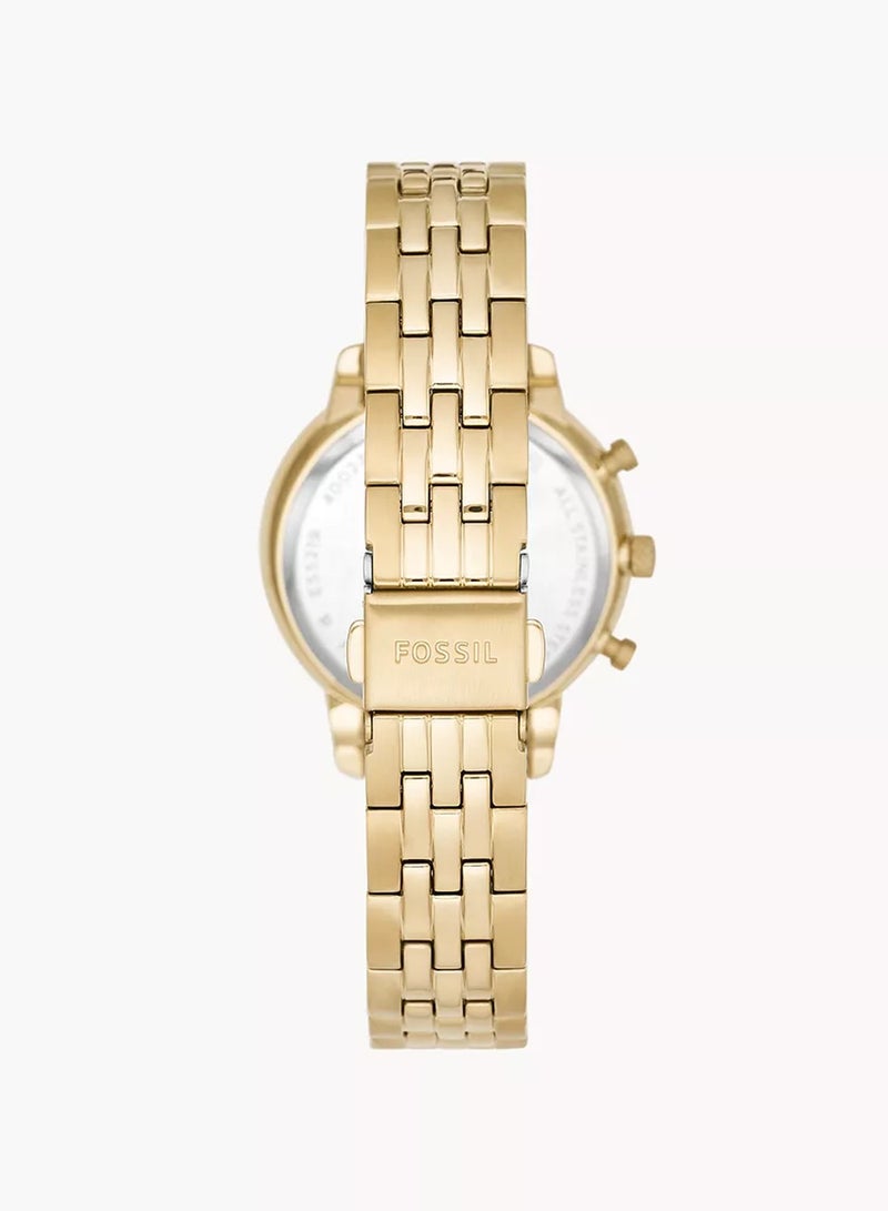 FOSSIL Women's Chronograph Round Shape Stainless Steel Wrist Watch ES5219 - 36 Mm  - Image 3