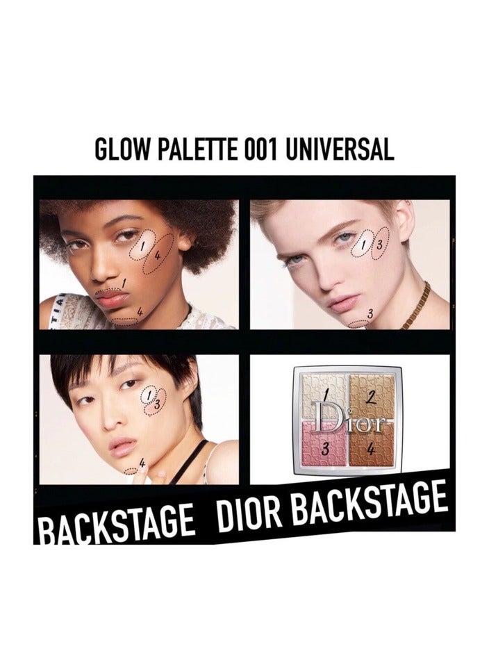 Dior Backstage Glow Face Palette 1 Shades - Image 2