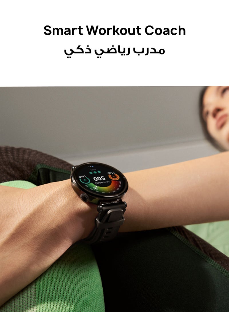 HUAWEI - 524 mAh Watch GT 4 41mm Smart Watch, Science-based Calorie Management, Pulse Wave Arrhythmia Analysis, TruSeen 5.5+ Heart Rate Monitor, Compatible with Andriod And iOS, + Freebuds 5i Silver - Image 1