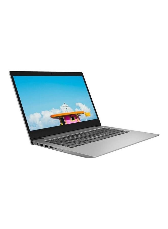 لينوفو كمبيوتر محمول Ideapad 1 14ADA05 بشاشة FHD مقاس 14 بوصة، ومعالج AMD Athlon Silver 3050U، وذاكرة وصول عشوائي 4 جيجابايت، وسعة تخزين SSD 128 جيجابايت، ونظام التشغيل Windows 10 Pro، وبطاقة رسومات AMD Radeon، باللون الإنجليزية/العربية رمادي  - Image 1