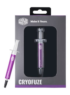 CryoFuze Ultra-High Performance Thermal Paste, Nanoparticles, CPU/GPU Conductivity W/m.k= 14m, Non Corrosive, Temp -50°C up to 250°C for CPU and GPU Coolers CRYOFUZE  14W