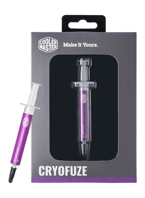 CryoFuze Ultra-High Performance Thermal Paste, Nanoparticles, CPU/GPU Conductivity W/m.k= 14m, Non Corrosive, Temp -50°C up to 250°C for CPU and GPU Coolers CRYOFUZE  14W