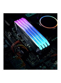 Lexar Lexar ARES RGB 32GB (2x16GB) DDR4 Desktop Memory, 3600MT/s Memory Speed, CL18 CAS Latency, Vibrant RGB Light Bar, Compatible with Intel XMP 2.0 and AMD Ryzen, Black - LD4BU016G-R3600GDLA  - Image 2