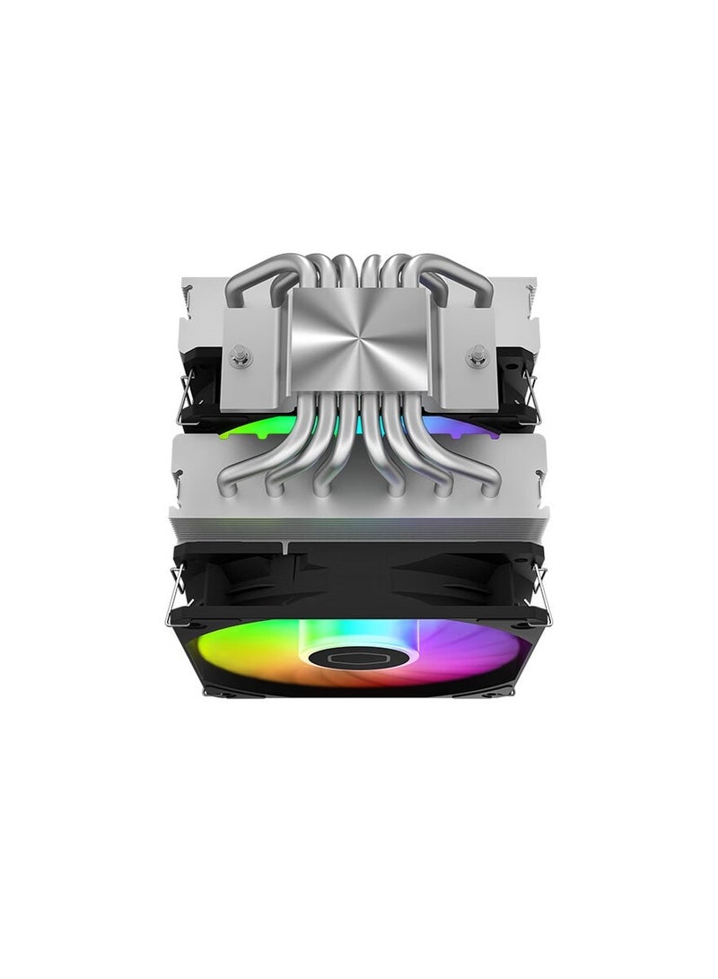 COOLER MASTER - T620S ARGB CPU Cooler Double Tower 6 Heat Pipe - Image 1