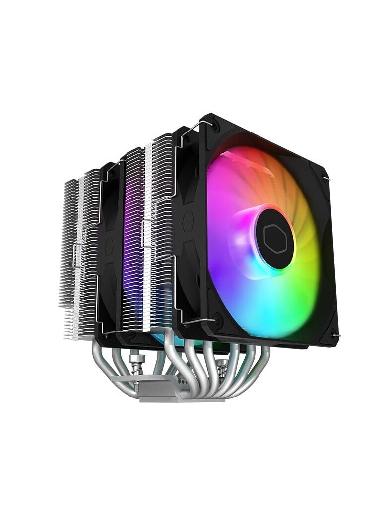 COOLER MASTER - T620S ARGB CPU Cooler Double Tower 6 Heat Pipe - Image 1