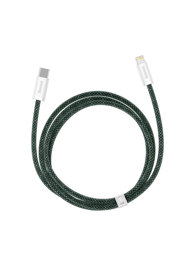 بيسوس كابل بيانات ديناميكي من السلسلة الثانية للشحن السريع من النوع C إلى iP بقدرة 20 وات بطول 1 متر - Image 2