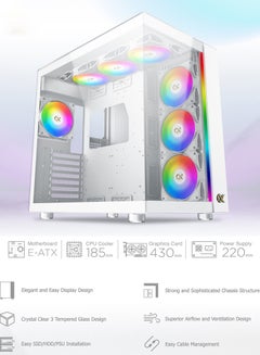 Xigmatek Aqua Ultra Arctic E-ATX Mid-Tower Case White  - Image 3