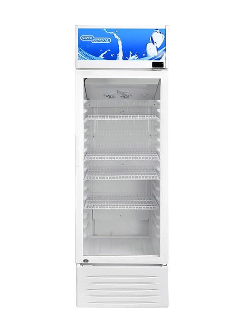Refrigerator Display With Single Glass Door 243L 257 kW KSGSC298 White