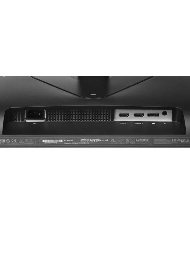 27" Inch Omen Gaming Monitor, FHD IPS (1920x1080) HDR, Flat Screen, 165Hz Refresh Rate, 1ms GTG Response Time, DisplayPort, 2x HDMI & AMD FreeSync™ Premium | Black