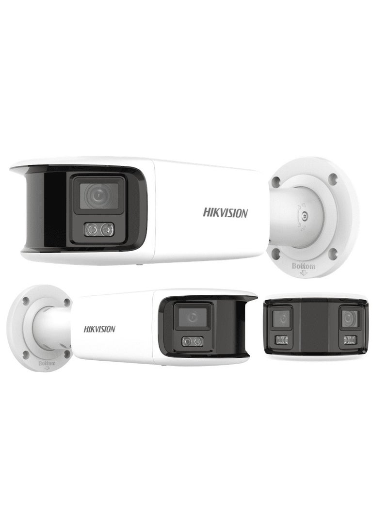 HIKVISION - DS-2CD2T87G2P-LSU/SL  8 MP 4k Panoramic ColorVu Fixed Bullet Network Camera, 24/7 Colorful Imaging, Strobe Light and Audio Alarm, Human/Vehicle Detection, Water And Dust Resistant (IP67) , H.265+ - Image 1