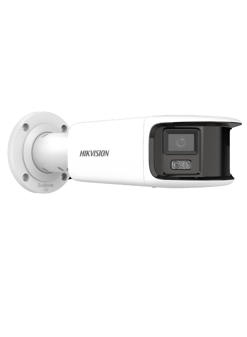 HIKVISION - DS-2CD2T87G2P-LSU/SL  8 MP 4k Panoramic ColorVu Fixed Bullet Network Camera, 24/7 Colorful Imaging, Strobe Light and Audio Alarm, Human/Vehicle Detection, Water And Dust Resistant (IP67) , H.265+ - Image 1
