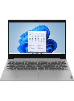 Ideapad 3 82H803J5AX  15ITL6 Laptop With 15.6-Inch Display, Core i3-1115G4 Processor/4GB RAM/256GB SSD/Windows 11 Home S MODE English/Arabic Grey