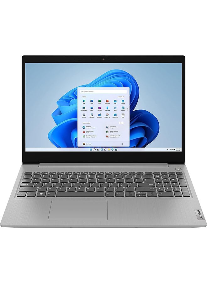 Lenovo - Ideapad 3 82H803J5AX  15ITL6 Laptop With 15.6-Inch Display, Core i3-1115G4 Processor/4GB RAM/256GB SSD/Windows 11 Home S MODE English/Arabic Grey - Image 1