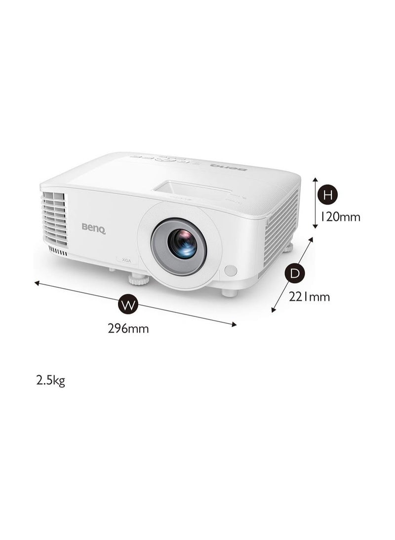 بين كيو جهاز عرض XGA لغرفة الاجتماعات للعرض التقديمي MX560 باللون الأبيض  - Image 3