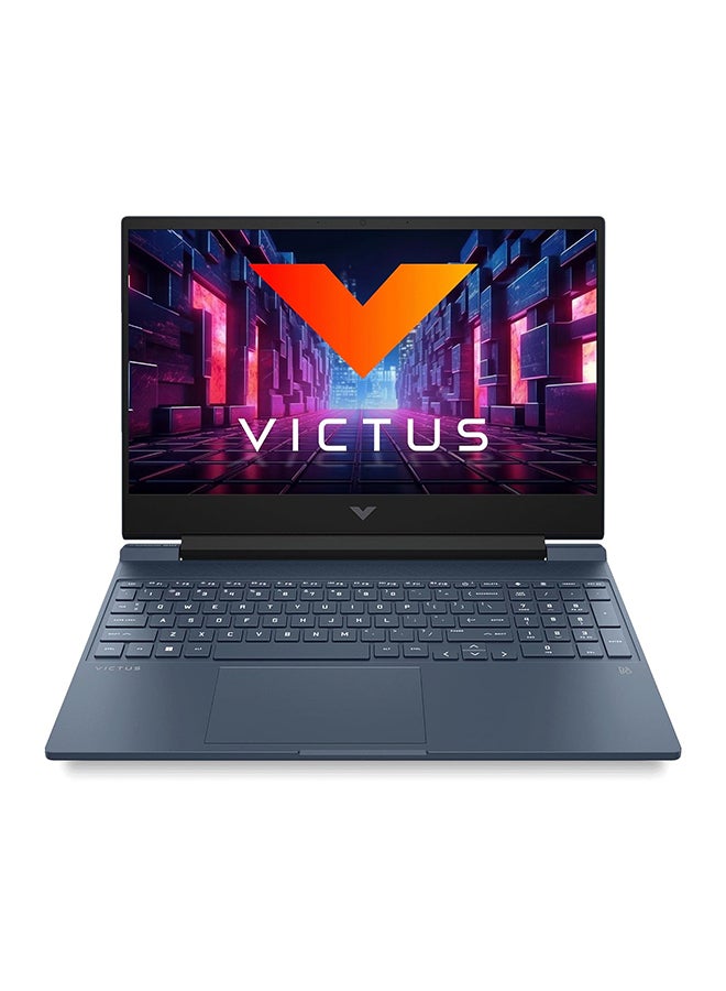 إتش بي - كمبيوتر محمول Victus للألعاب بشاشة مقاس 15.6 بوصة ومعالج Core i5-12450H وذاكرة وصول عشوائي سعة 8 جيجابايت ومحرك أقراص SSD سعة 512 جيجابايت وبطاقة رسومات Nvidia Geforce RTX 3050 سعة 4 جيجابايت ونظام تشغيل Windows 11 Home - Image 1