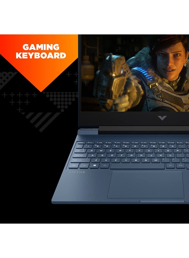 HP - Victus Gaming (Upgraded Version) Laptop With 15.6-Inch Display, Core i5-12450H Processor/8GB RAM/512GB SSD/4GB Nvidia Geforce GTX 1650 Graphics Card/Windows 11 English Black - Image 1