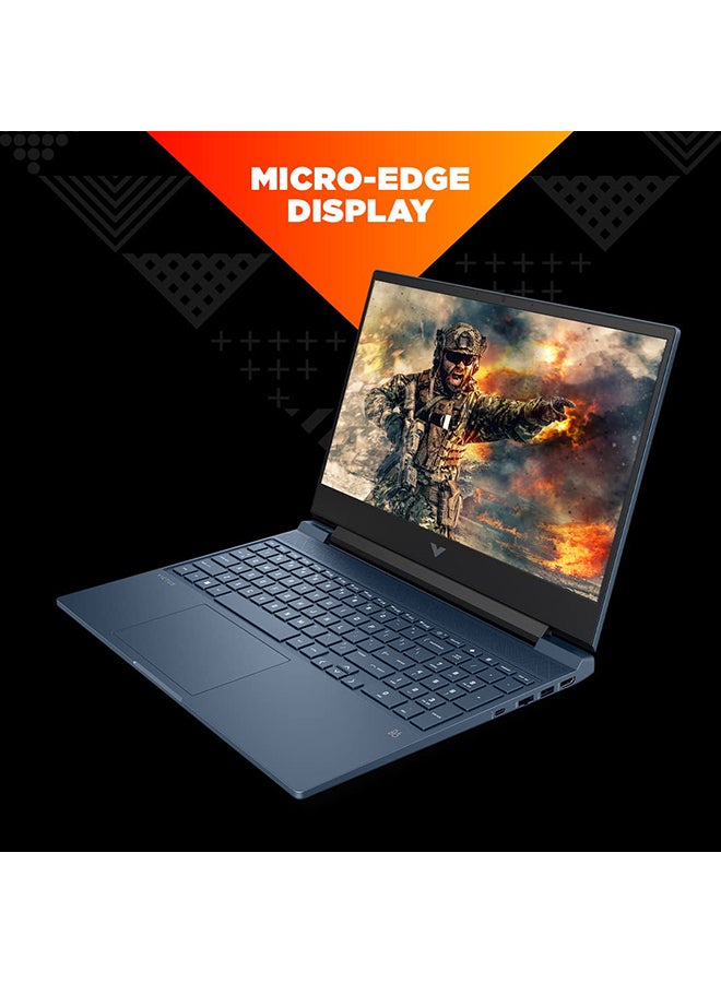 HP - Victus Gaming (Upgraded Version) Laptop With 15.6-Inch Display, Core i5-12450H Processor/8GB RAM/512GB SSD/4GB Nvidia Geforce GTX 1650 Graphics Card/Windows 11 English Black - Image 1