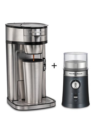 Scoop Single-Serve Coffee Maker For Quick Brew Upto 410 Ml Cups With 2 Metal Filters, 2 Brew Settings And Grinder, 5 Grinding Options Having a Capacity 14 Cups 410 ml 1400 W 49981-80393R Silver - pnsku/N70015750V/45/_/1698055261/bd63f3d5-d46d-454b-abdc-afda1ec67bdc