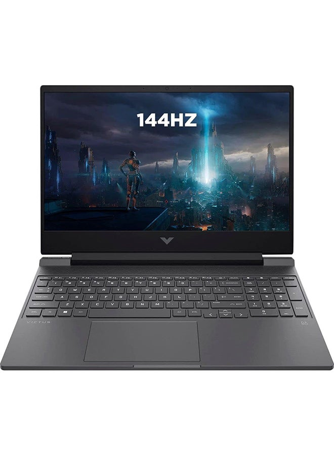 HP - Victus Laptop With 15.6-Inch Display, AMD Ryzen 7 5800H Processor/16GB RAM/1TB SSD/4GB NVIDIA RTX 3050 Ti Graphics Card/Windows 11 Home With Mousepad English Black - Image 1