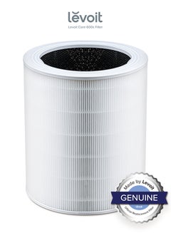 LEVOIT Core 600S H13 True HEPA Replacement Filter Captures Large Particles, Bacteria and Reduce Odors 1 Pack Core-600S-RF White  - Image 1