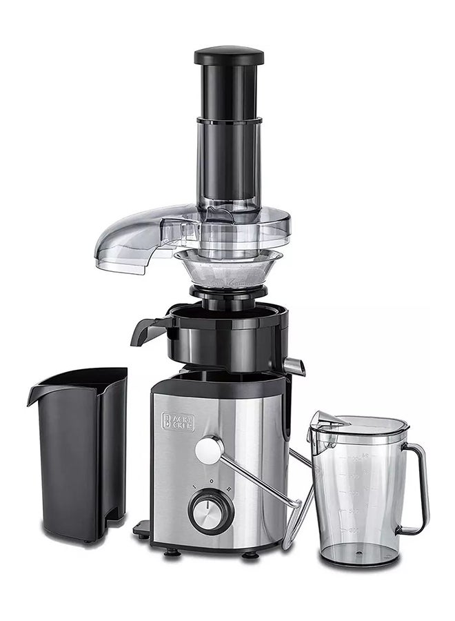 BLACK+DECKER Juice Extractor 1.7 L 800 W JE800-B5 Black/Silver - Image 3